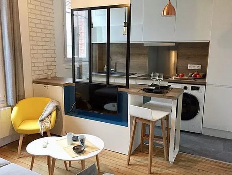 Méretre szabva - barátságos kis 28m2-es lakás fiatalos, praktikus berendezéssel, külön hálószobával