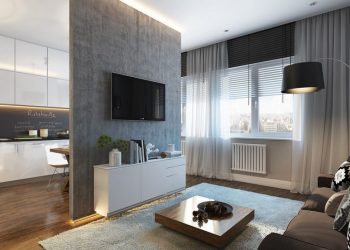 Modern, szép kis lakás fiataloknak, 30m2 egyszerűen berendezve, természetes színekkel