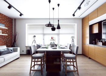 Kis lakás a nagyok hangulatával - elegáns megoldások 33nm-en