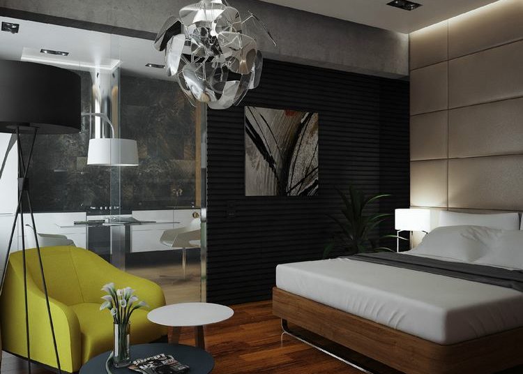 Modern, egyedi és stílusos - kis 34nm-es lakás remek látványtervei