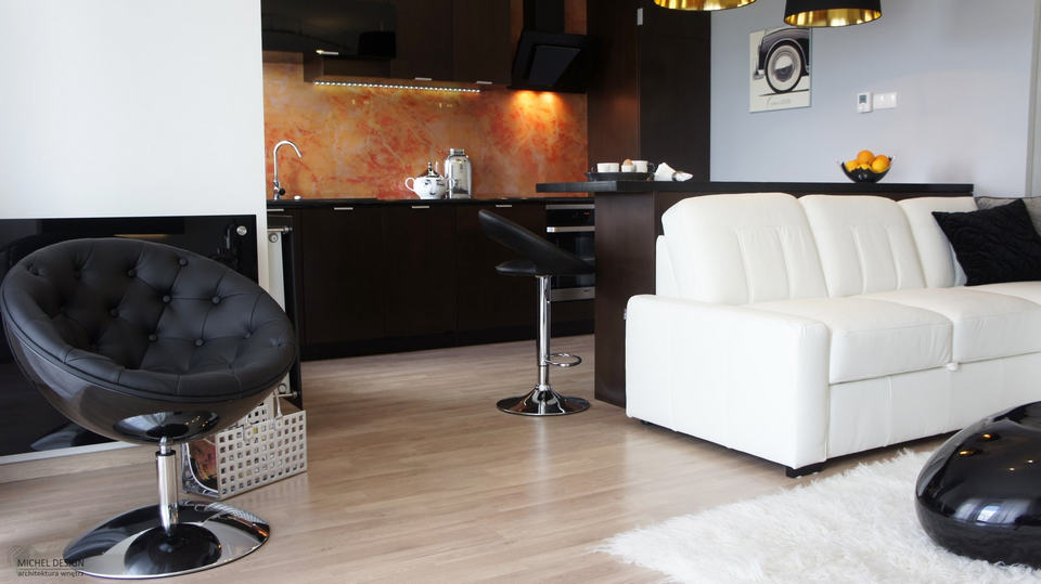 Kis lakás ötletek - Elegancia, stílusos lakberendezés, kényelmes élettér - nem lehetetlen 34nm-en sem