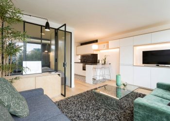 Előtte, utána - diáklánynak vásárolt 36m2-es lakás teljes felújítása, átalakítása, hangszigetelése és berendezése