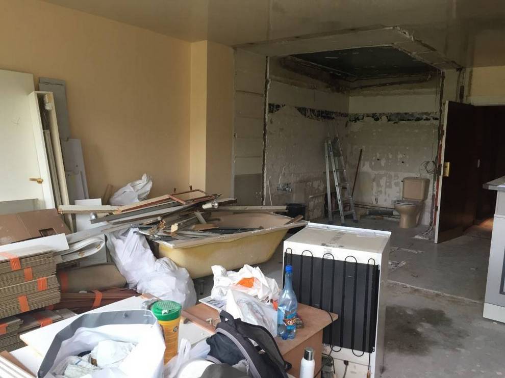 Előtte, utána - diáklánynak vásárolt 36m2-es lakás teljes felújítása, átalakítása, hangszigetelése és berendezése