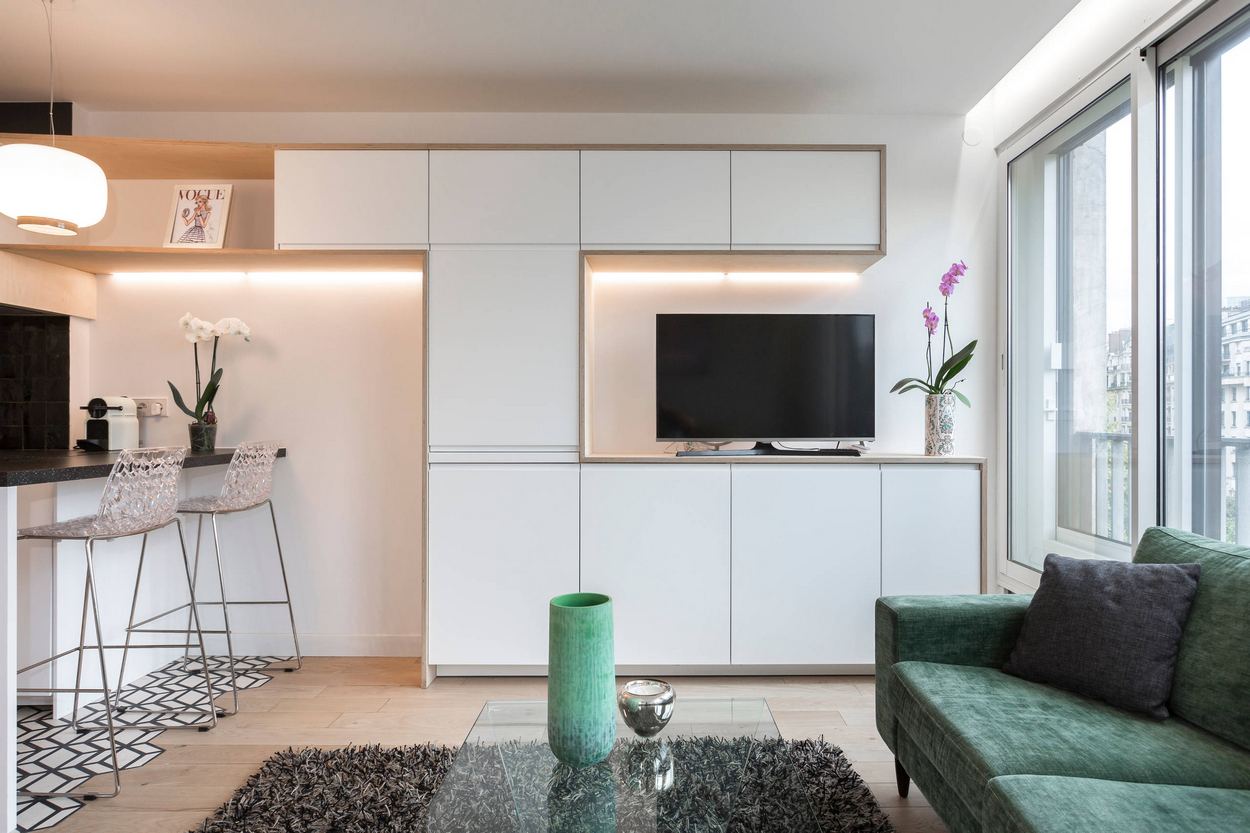 Előtte, utána - diáklánynak vásárolt 36m2-es lakás teljes felújítása, átalakítása, hangszigetelése és berendezése