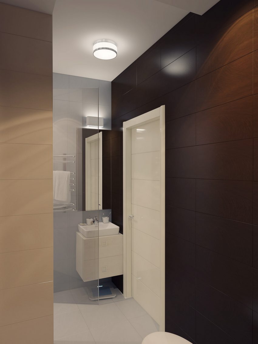 Egyszerűség és hatékony helykihasználás, minimál stílus - egy fiatal férfi 40m2-es új lakása