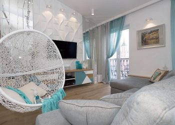 Fiatal hölgy 40m2-es modern lakásának bővítése +20m2 galériával - nagy belmagasság tetőtérben