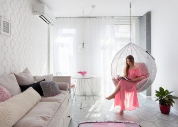 Fiatal lány első lakása - 43m2-es kétszobás lakás berendezése egyszerűen, praktikusan