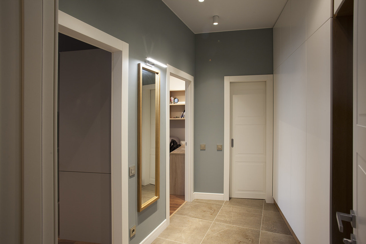 .Egyszobás 43m2-es lakásból kétszobás modern otthon egy fiatal párnak - konyhával kombinált nappali, hálószoba, mosókonyha és dolgozósarok Egyszobás 43m2-es lakásból kétszobás modern otthon egy fiatal párnak - konyhával kombinált nappali, hálószoba, mosókonyha és dolgozósarok