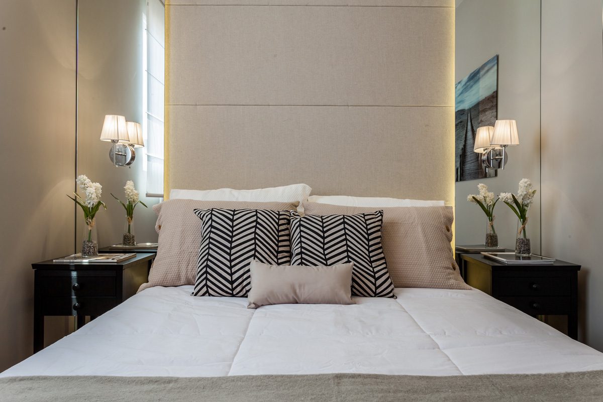 Kétgyermekes pár 44m2-es modern, funkcionális lakása háló- és gyerekszobával, ügyesen elkülönített konyhával Kétgyermekes pár 44m2-es modern, funkcionális lakása háló- és gyerekszobával, ügyesen elkülönített konyhával