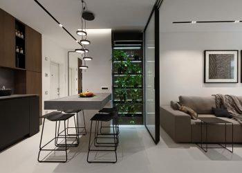 Modern, stílusos, funkcionális minimál lakberendezés 44m2-en - gyerekszoba és optimálisan kialakított kétszobás élettér egy fiatal családnak