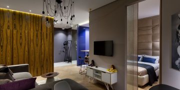 Kreatív, egyedi lakberendezés 45m2-en - egy fiatal pár modern lakása egyedi megoldásokkal