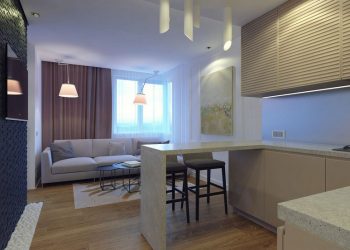 48m2-es, kétszobás lakás, modern, kényelmes berendezéssel, szimpla és elegáns dekorációval