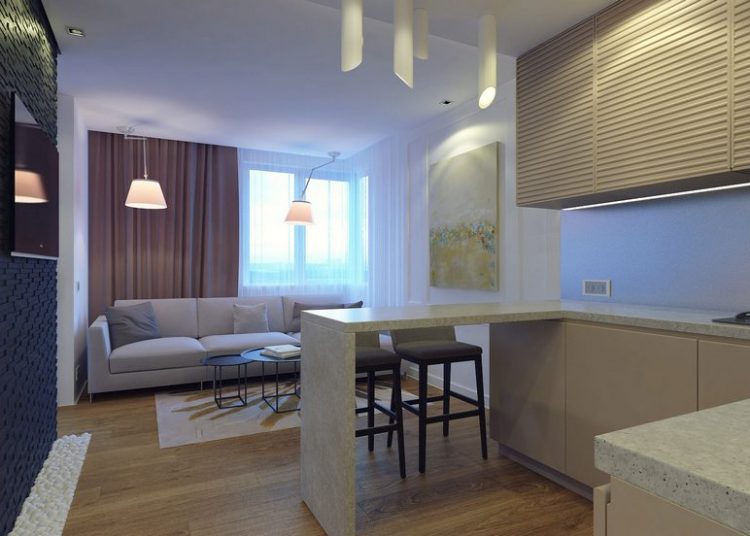 48m2-es, kétszobás lakás, modern, kényelmes berendezéssel, szimpla és elegáns dekorációval