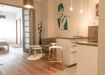 Hazai lakások: 48m2, 1 szoba és hall - társasházi lakás felújítva, visszafogott színvilággal