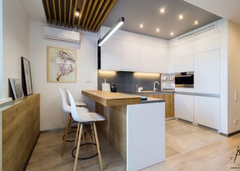 Kreatív lakberendezés 48m2-en - szokatlanul magas komfort és ötletes elrendezés, melyben minden funkcionális zónának kényelmes helye van