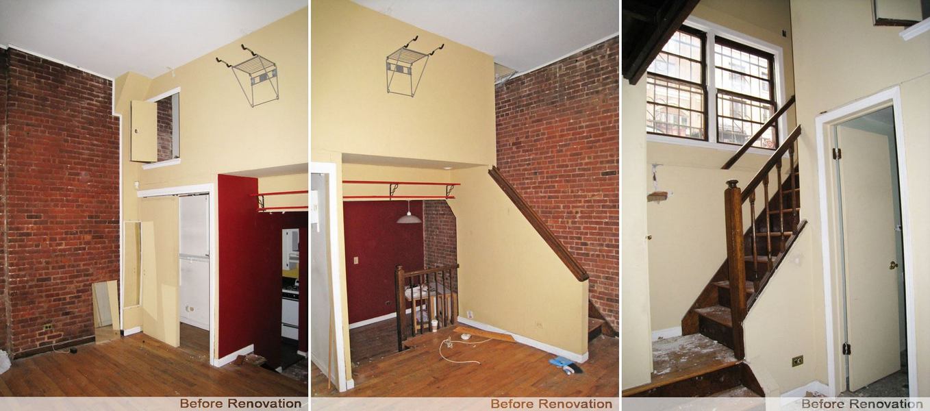 Lakásfelújítás előtt - a lerobbant és ránézésre elég szerencsétlen térben a tervezők látták a lehetőségeket