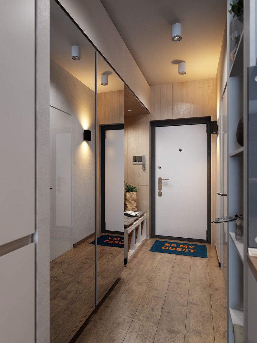 Modern, praktikus lakberendezés kis egyszobás lakásban helytakarékosan, pici területen is stílusosan