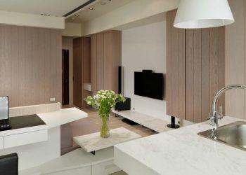 Kis lakások lakberendezése - egyszerűen, praktikusan berendezett nagyon kis lakás 1