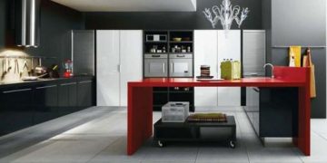 White-black-and-red-kitchen-design-Gio-by-Cesar-554x349