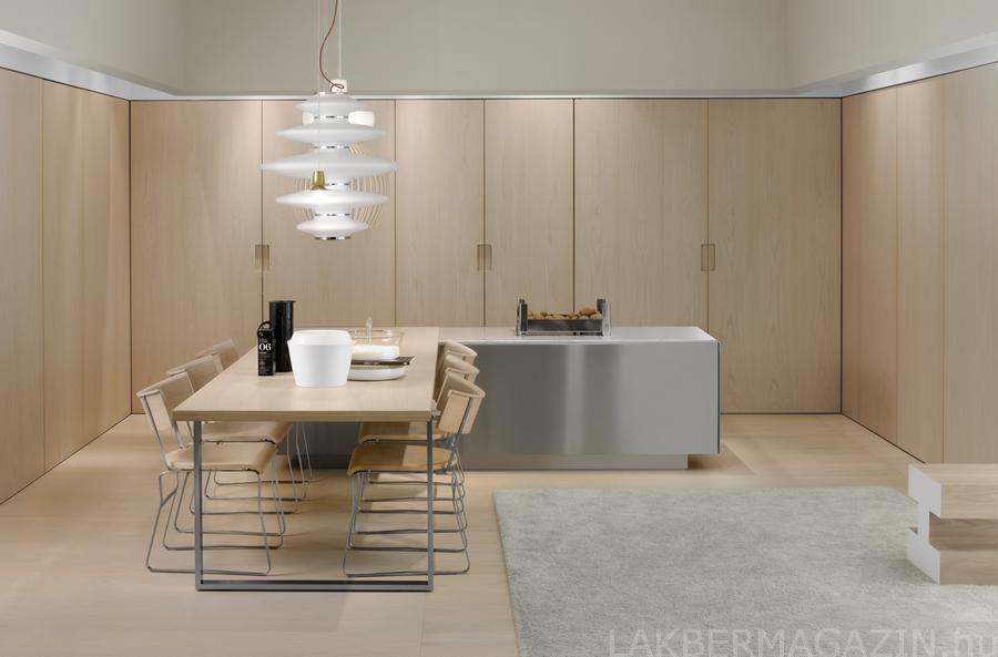 Arclinea konyha, nyitott terekhez ideális, sokoldalúan variálható, modern konyhabútor Arclinea konyha, nyitott terekhez ideális, sokoldalúan variálható, modern konyhabútor