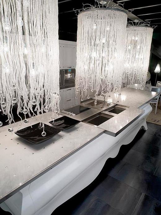 Kézműves konyhabútor ultramodern részletekkel az olasz Brummel cégtől