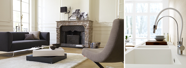 Lakberendezési látványelemnek tervezte az ESPRIT és a KLUDI az új "My Style" konyhai csaptelepét.