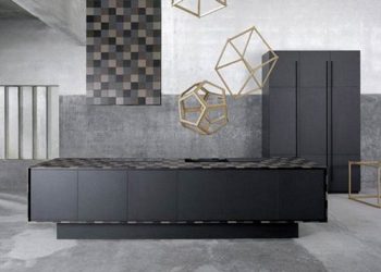 Modern konyha újrahasznosított papírból