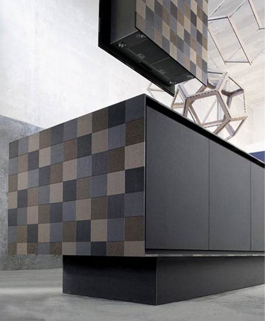 Modern konyha újrahasznosított papírból