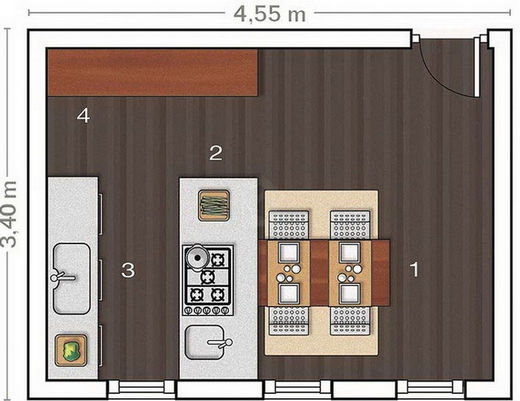 Napi 2 konyha design - téglafalak és hófehér padlóburkolat 14 Napi 2 konyha design - téglafalak és hófehér padlóburkolat 14