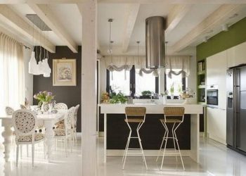 Napi 2 konyha design - téglafalak és hófehér padlóburkolat