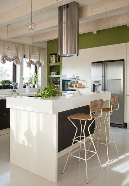 Napi 2 konyha design - téglafalak és hófehér padlóburkolat Napi 2 konyha design - téglafalak és hófehér padlóburkolat 3