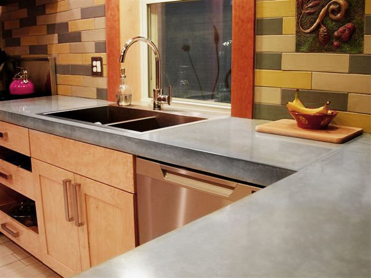 beton konyhapult és munkalap ötletek 