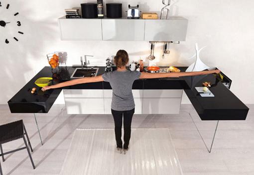 színes kreatív konyha design - az olasz Lago konyhabútor