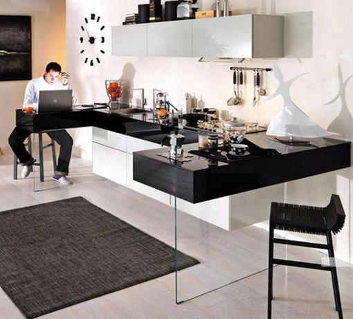 színes kreatív konyha design - az olasz Lago konyhabútor