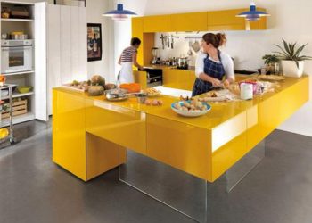 színes kreatív konyha design - az olasz Lago konyhabútor
