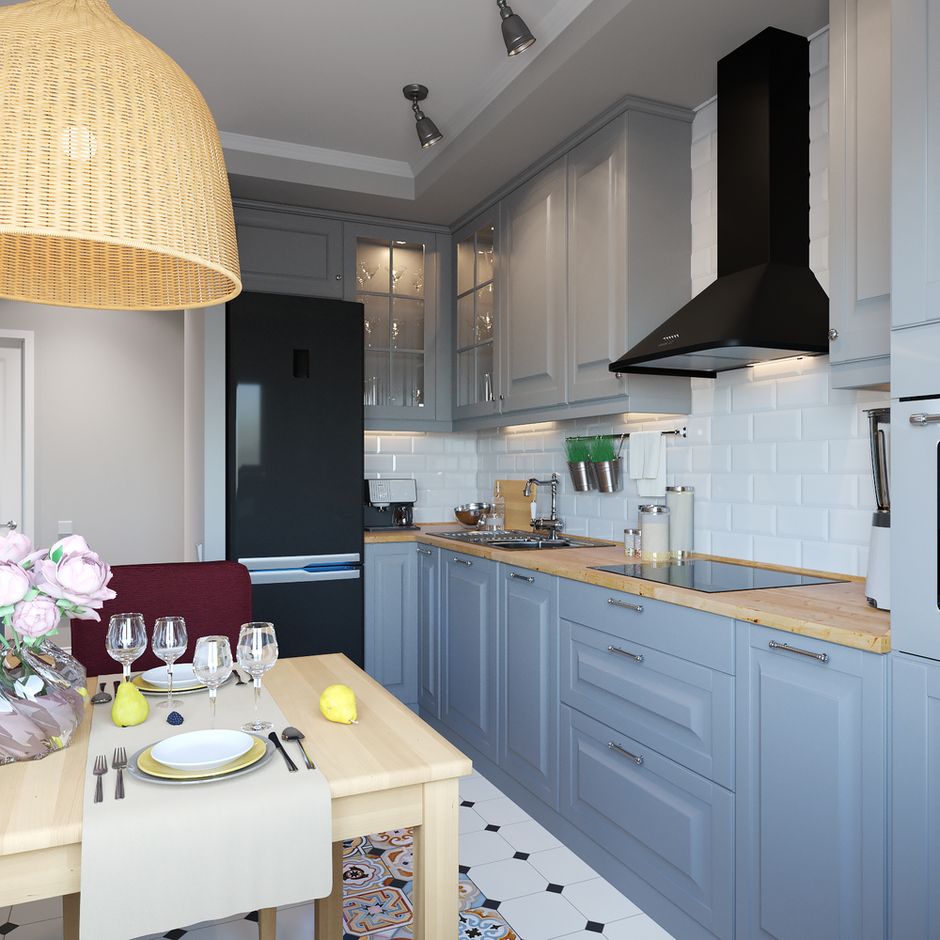 Egyszínű csempe, az univerzális konyha hátfal választás Egyszínű csempe, az univerzális konyha hátfal választás