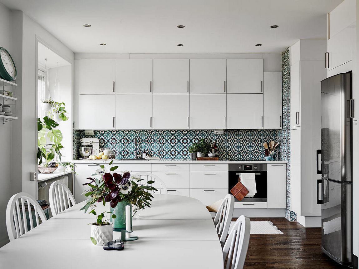 Konyha hátfal keleti motívummal Konyha hátfal keleti motívummal