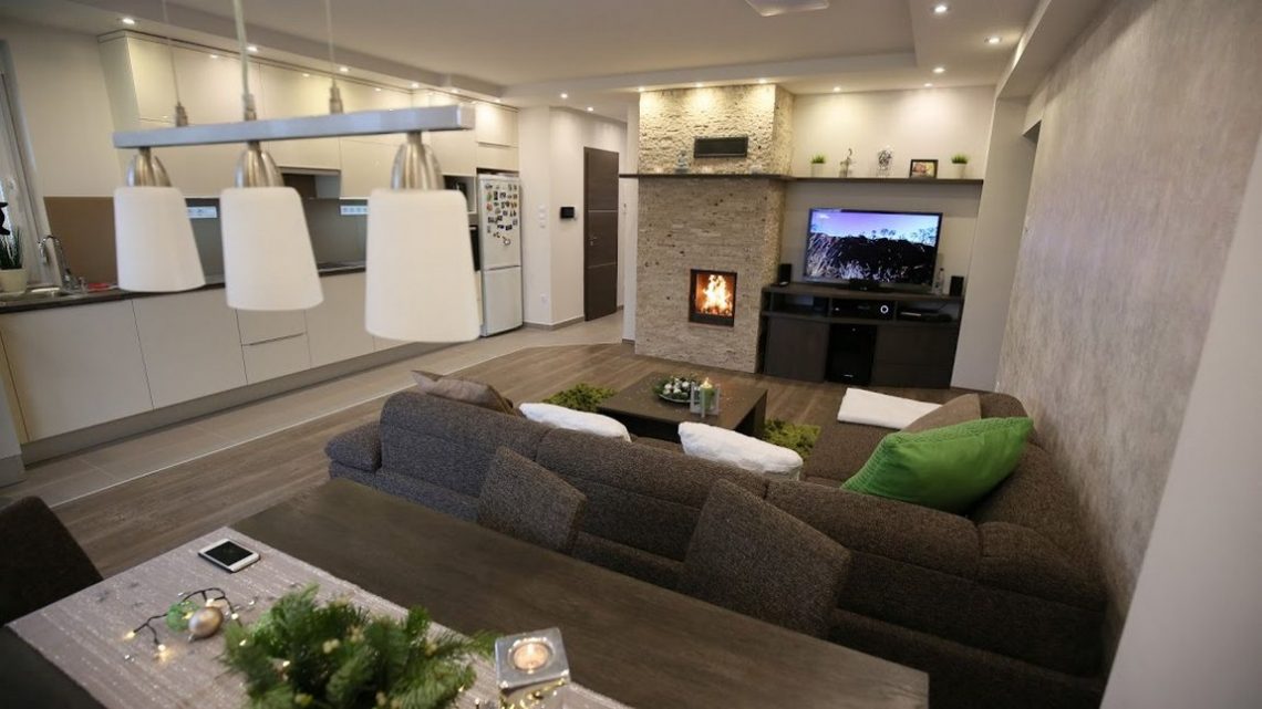 76 nm-es új építésű családi ház lakberendezése Budapest környékén, kisgyermekes fiatal párnak