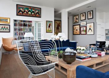 Kétszintes penthouse lakás tetőterasszal Moszkvában 1