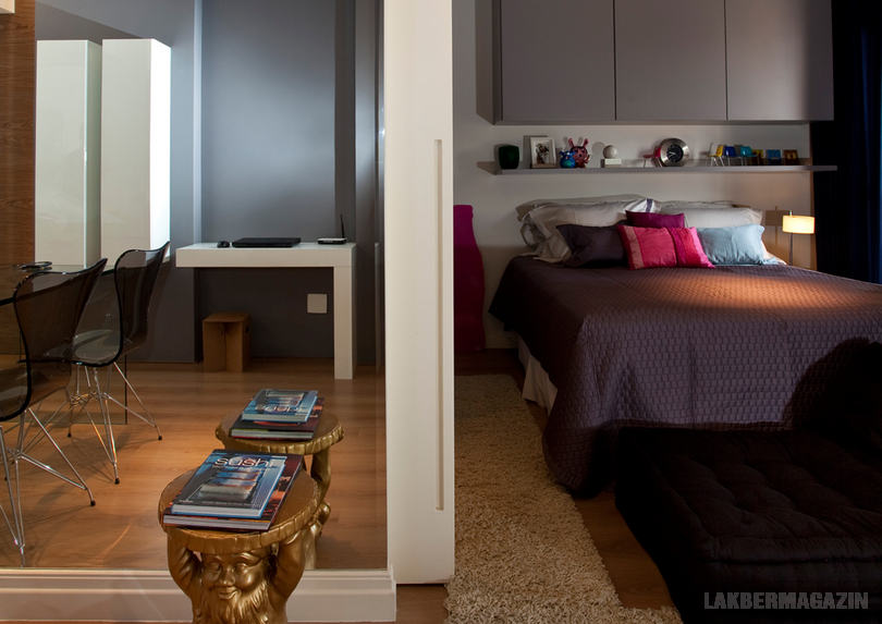 tükörfal - Kis lakás tágas megjelenéssel, elegáns, nyitott lakberendezéssel Ntükörfal - Kis lakás tágas megjelenéssel, elegáns, nyitott lakberendezéssel