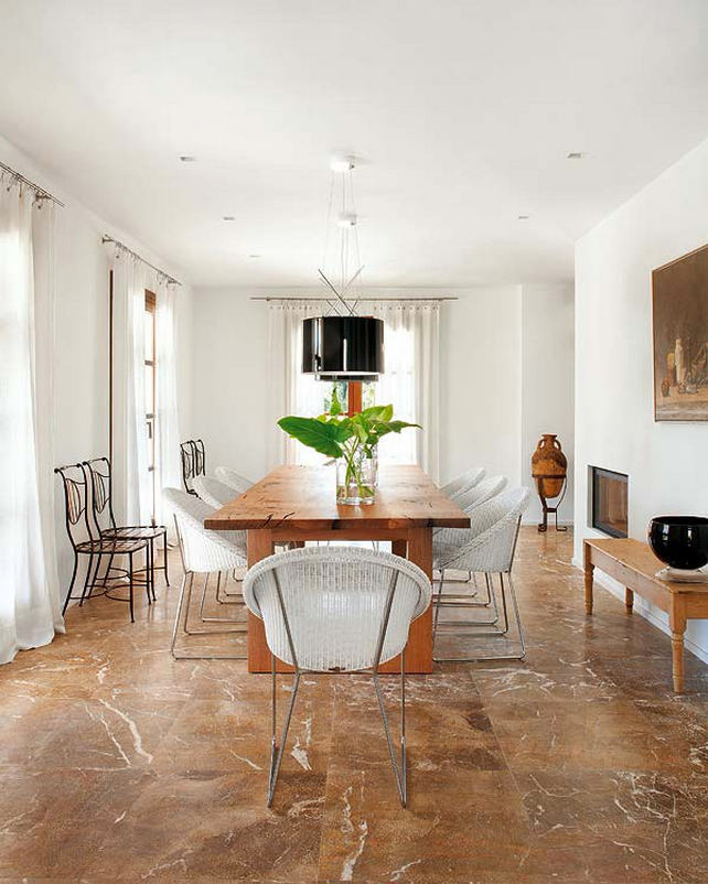 Kőburkolat - Modern, természetes hangulatú mediterrán otthon - a kő és a fa szépsége