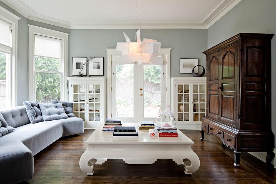 A feladat egy 100 éves ház átalakítása volt, friss és naprakész lakberendezési stílusban