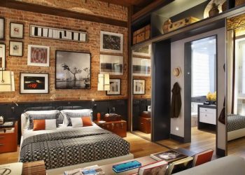 Egy gyönyörű loft enteriőr - minden funkció egy térben