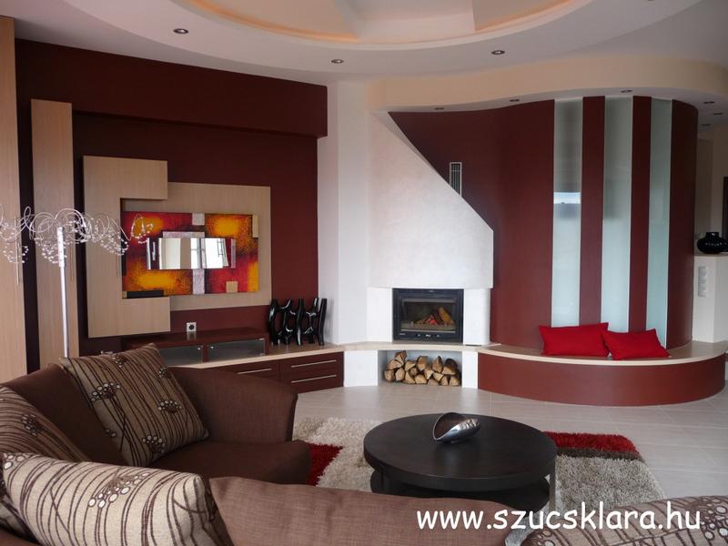 Szűcs Klára lakberendező - modern nappali Szűcs Klára lakberendező - modern nappali