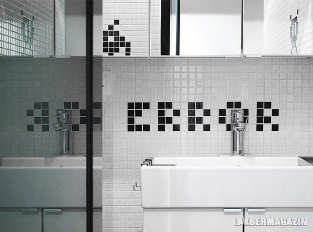 Kis 35nm-es lakás átszervezett terekkel és falakkal, hangulatos terasszal - mozaik