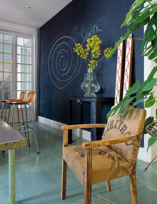 Kreatív lakberendezés - színes, tágas otthon Madridban