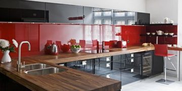 Fekete konyha, piros konyha - ötletek, ha erőteljes, drámai konyhát szeretnél - neil lerner rounova konyha
