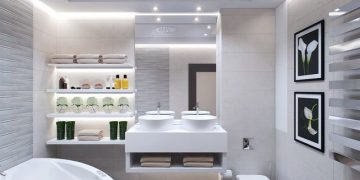 Kis fürdőszoba berendezés és dekoráció ötletek - 4 variáció látványtervekkel