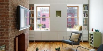 Kis lakás, zseniális lakberendezési ötlet a tágasabb tér érdekében