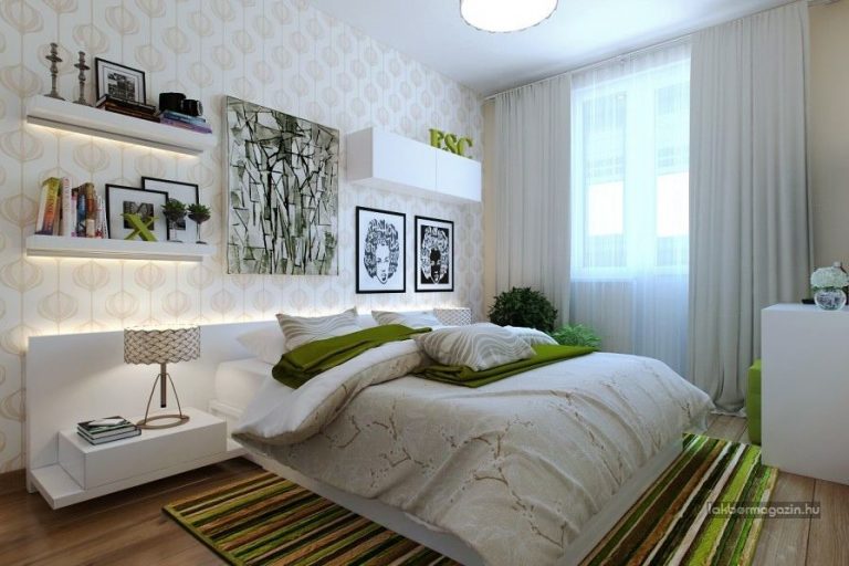 modern hálószoba berendezés ötletek színek bútor dekoráció